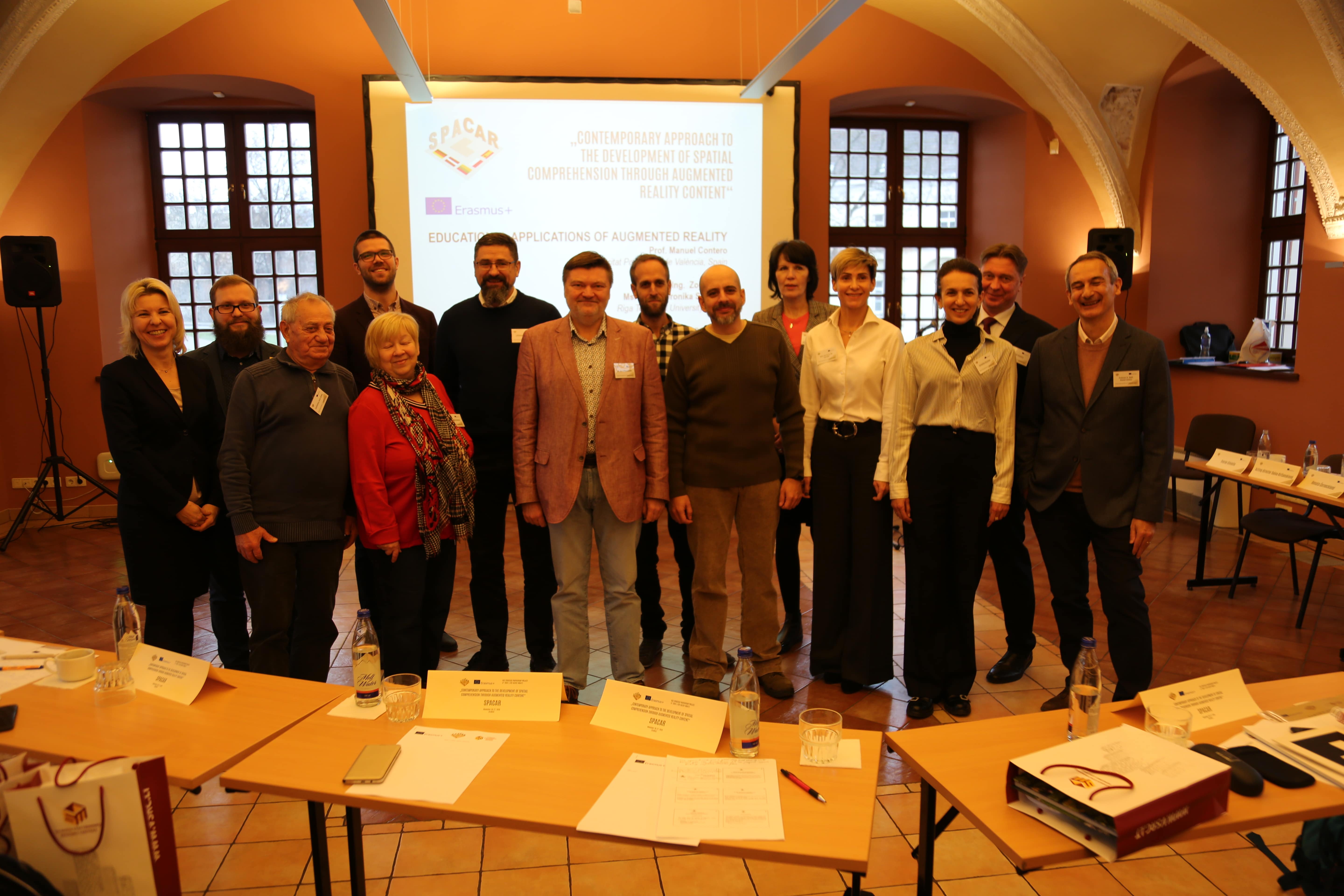The first introductory meeting of the SPACAR project partners